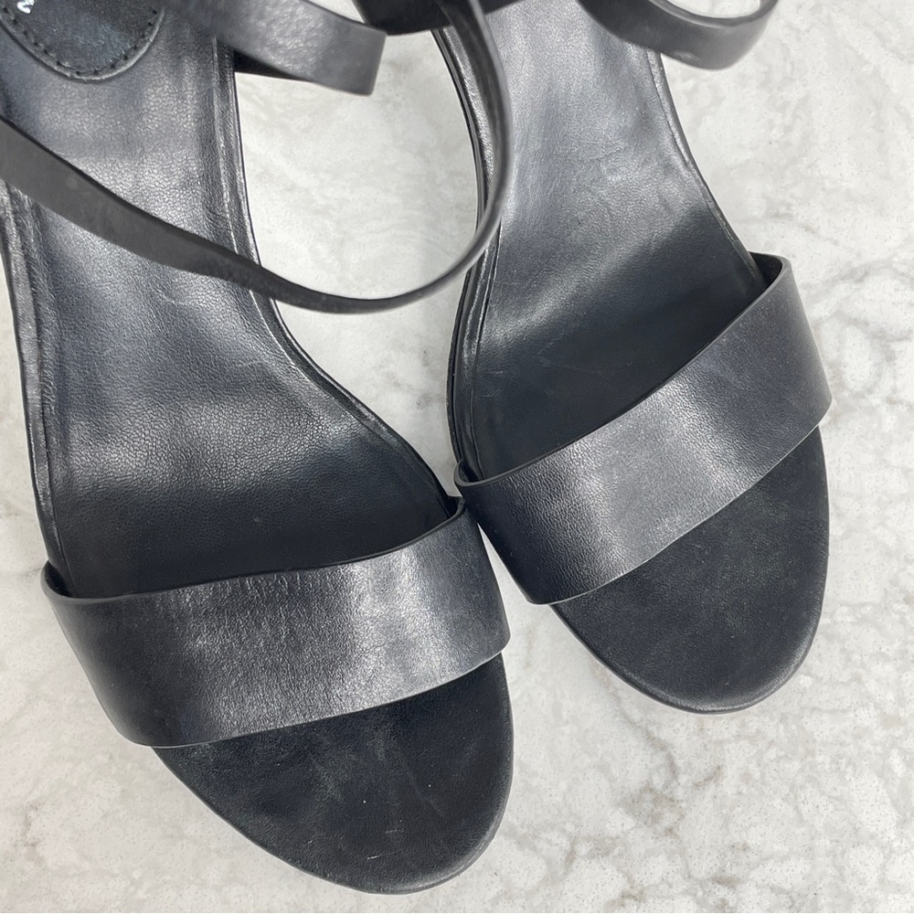 Cole Haan Maria Sharipova Nike Air Black Strappy Heels - Picture 4 of 10
